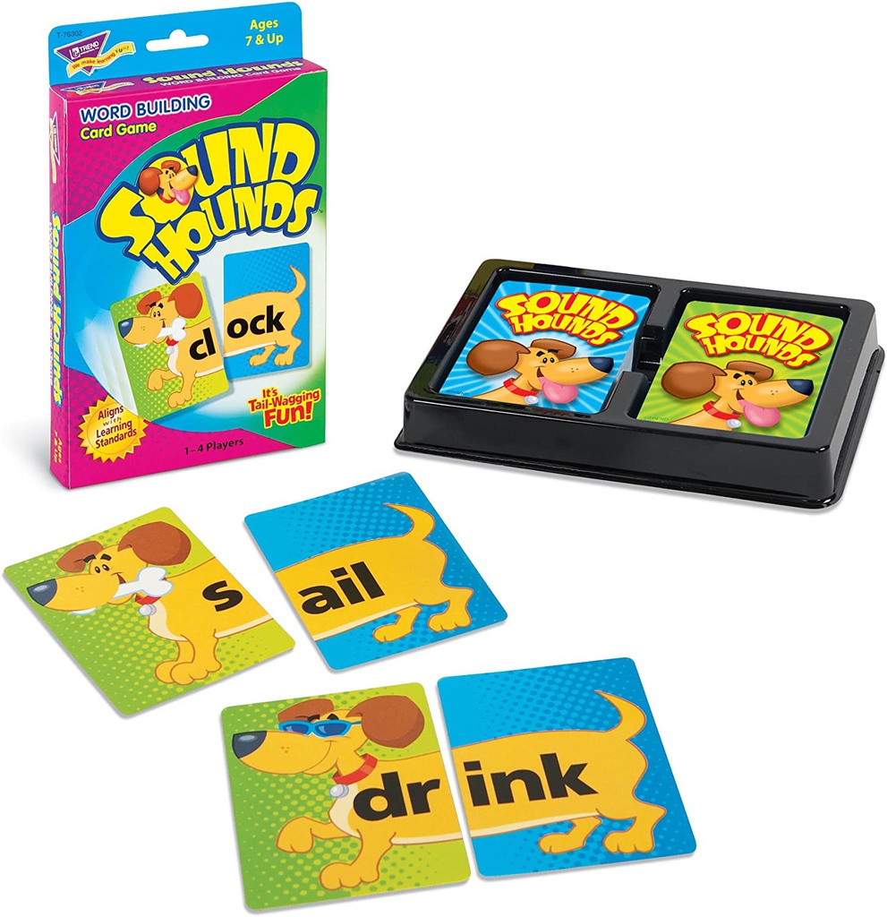 SOUND HOUNDS Word Building CARD GAME (100 cards) AGE 7+