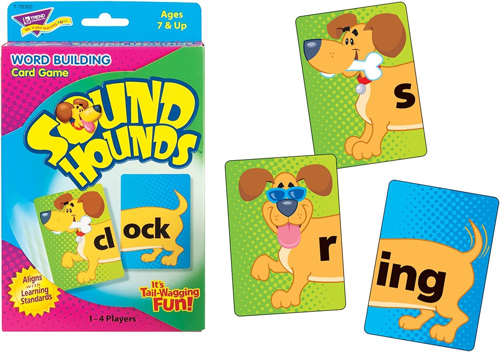 SOUND HOUNDS Word Building CARD GAME (100 cards) AGE 7+