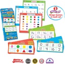 ALPHABET/NUMBERS/COLORS &amp; SHAPES WIPE-OFF BINGO GAME