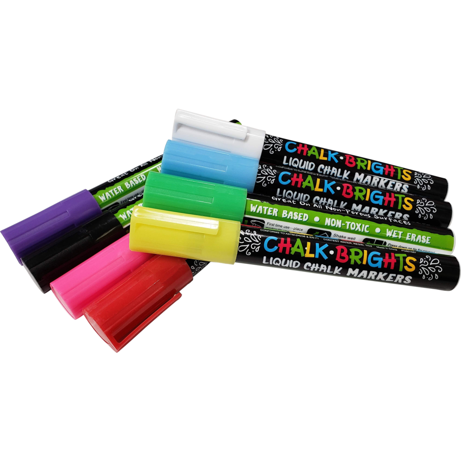 Chalk Brights Liquid Chalk Markers (8 per pack)