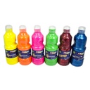 Washable Ready-to-Use Paint - 16 oz - Fluorescent PLUS Metallic &amp; Glitter - 6 Colors