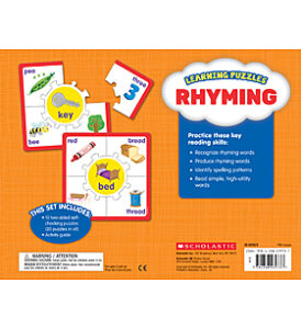 Learning Puzzles: Rhyming (Gr PK-1)