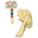 100 Days Wooden Craft Sticks, 12 Pack