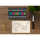 Chalkboard Brights Welcome Postcards 4&quot; x 6&quot; (10cm x 15cm) 30/pack