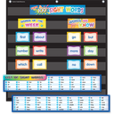 First 100 Sight Words Pocket Chart Cards (205 cards)
