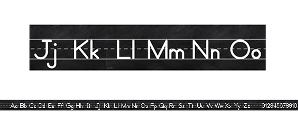 Industrial Chic Alphabet Line Manu Mini B.B SET (8 pcs)