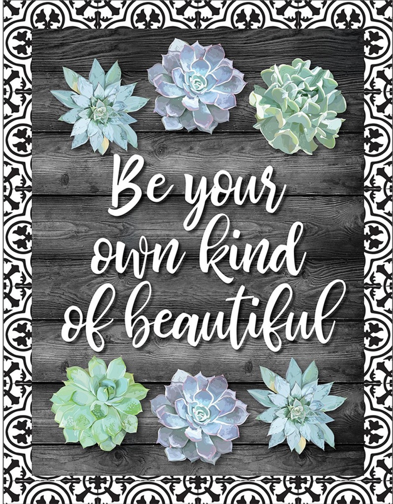 BE YOUR OWN KIND OF BEAUTIFUL (22.4''x16.9'')(57cmx43cm)