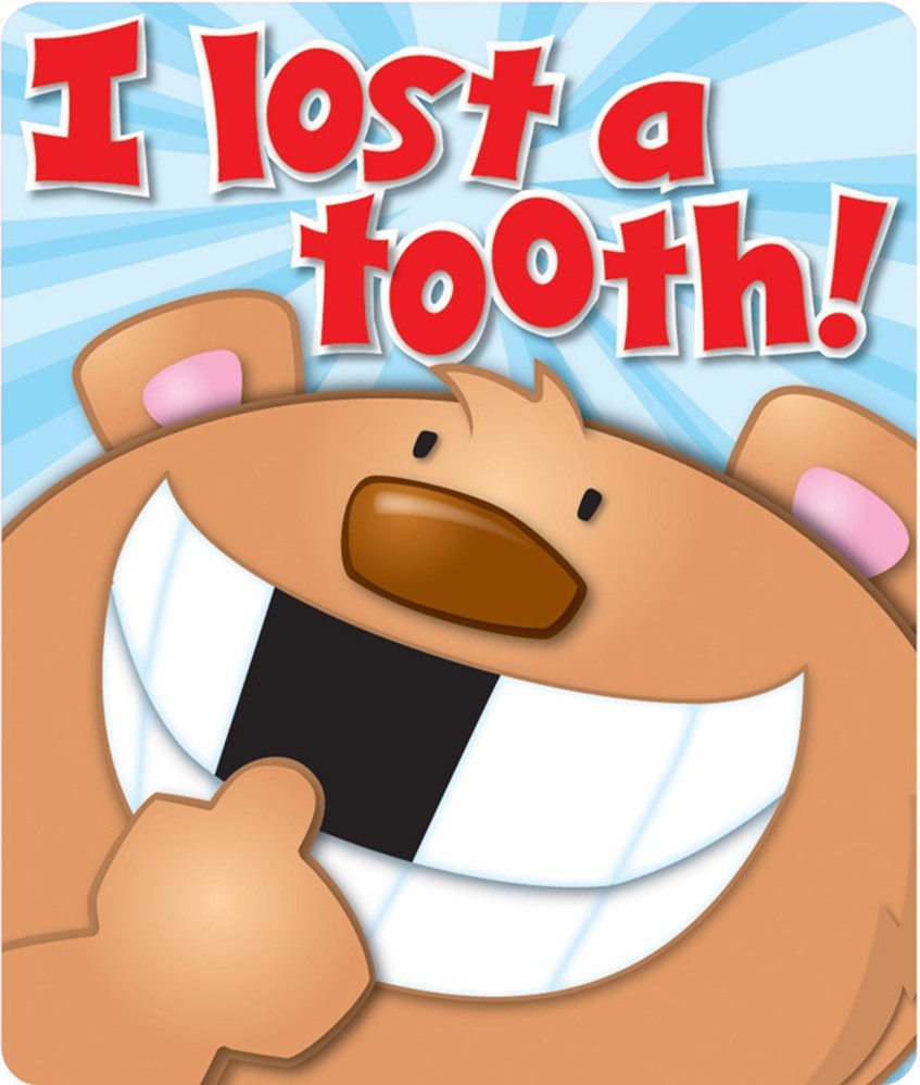 I Lost a Tooth! Braggin’ Badges (9cm)    (24 pcs)