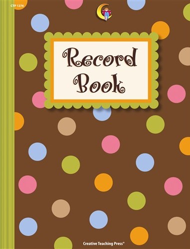 Dots On Chocolate Record Book (11''x8.5'')(27.9cmx21.5cm)