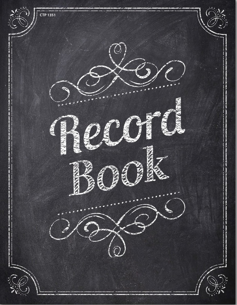Chalk It Up!! Record Book (30pages)