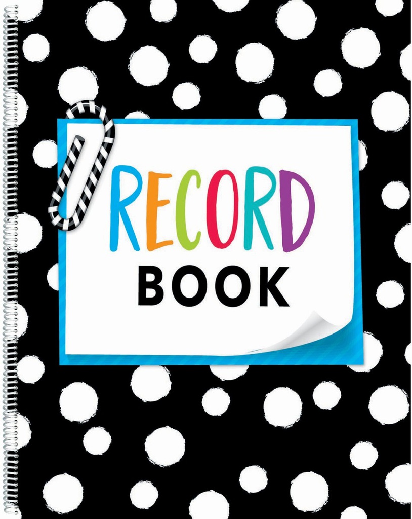 Bold &amp; Bright Record Book