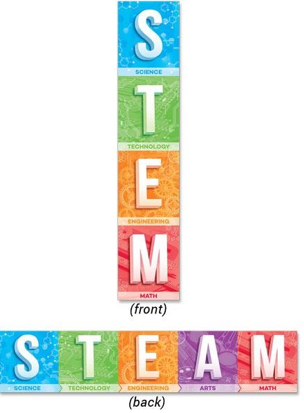 STEM and STEAM Banner 1 double sided banner (3ft=91.4cm))