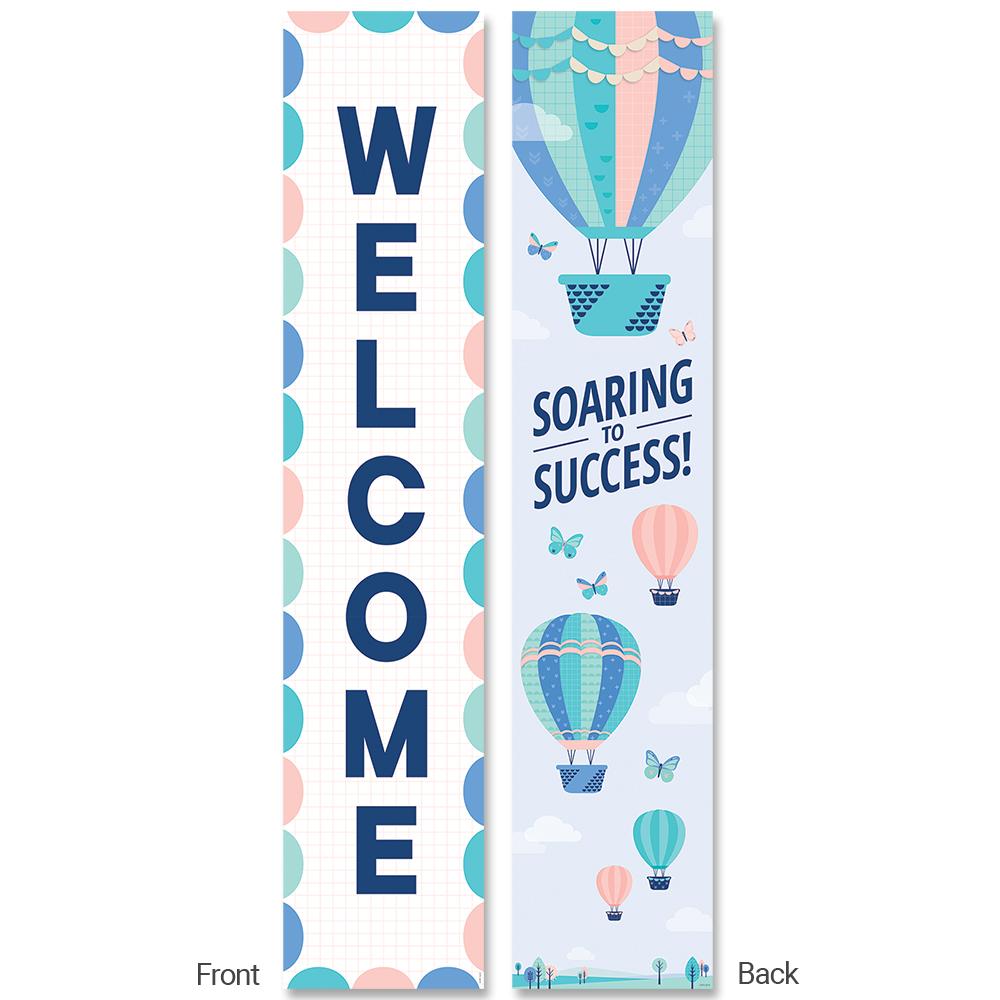 CALM &amp; COOL (WELCOME/SOARING TO SUCCESS) BANNER  39&quot;x8&quot;(99.06cmx20.3cm)