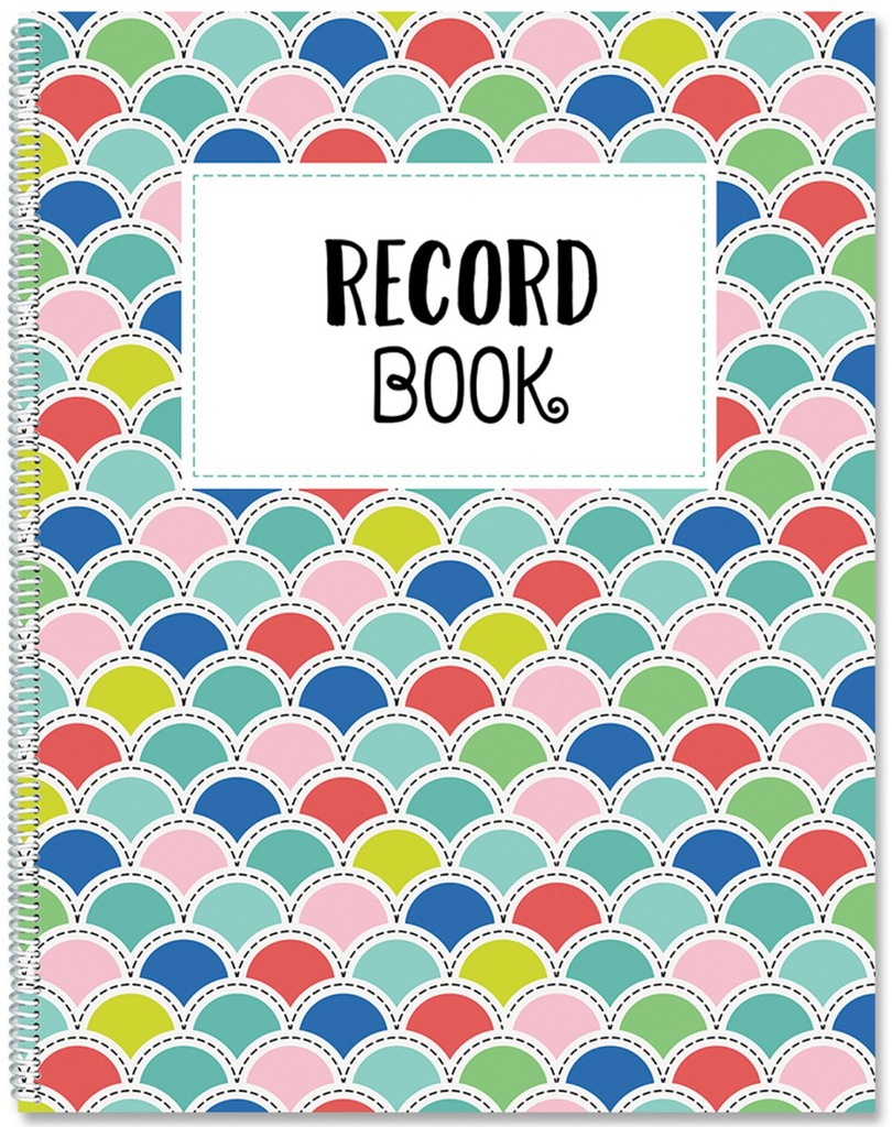 Color Pop Record Book  (11''x8.5'')(27.9cmx21.5cm)