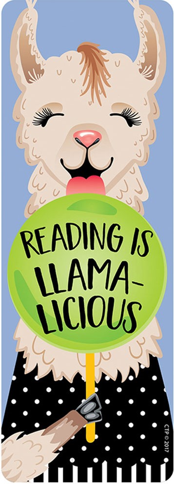 READING IS LLAMA-LICIOUS! BOOKMARKS (18cm x 6.5cm)   (30 pcs.)