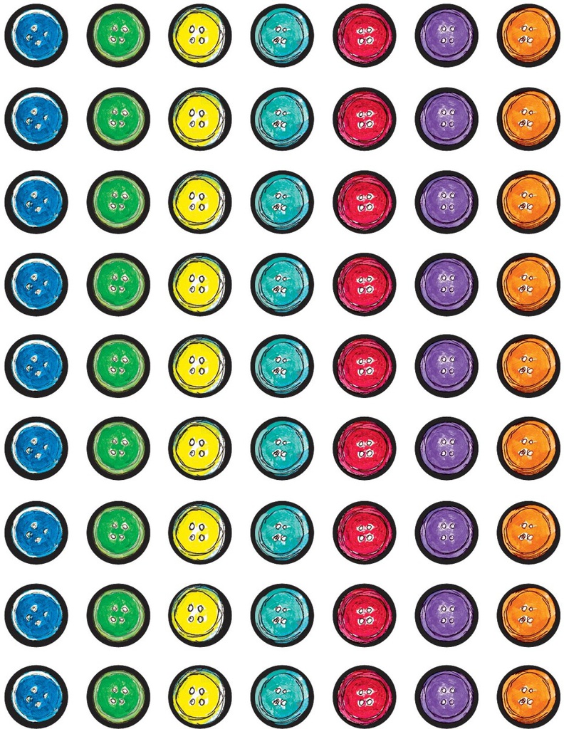Pete the Cat Groovy Buttons Mini Stickers (378stickers)