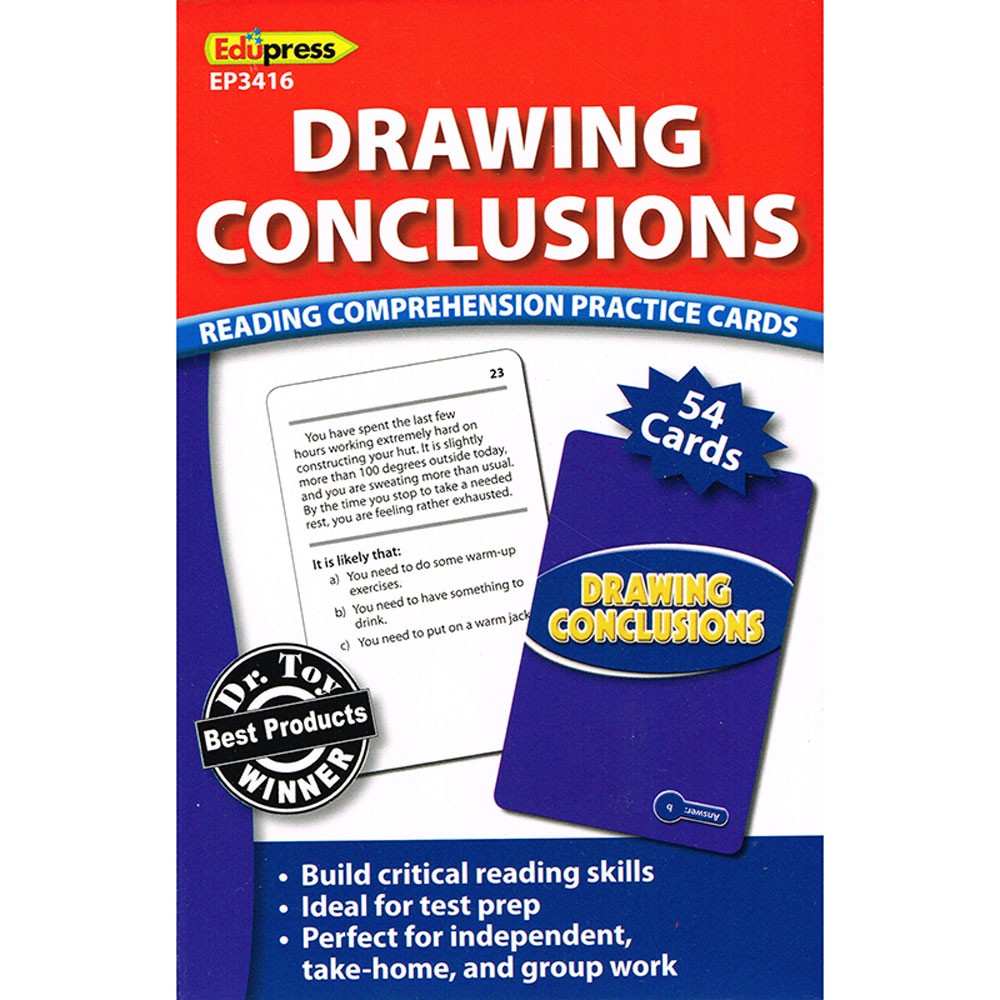 Drawing Conclusions Practice Cards (Blue Level) 54 Cards
