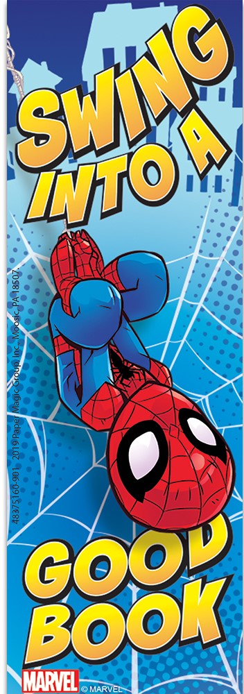 BOOKMARKS1 SPIDERMAN SWING INTO A GOOD BOOK (36pcs)