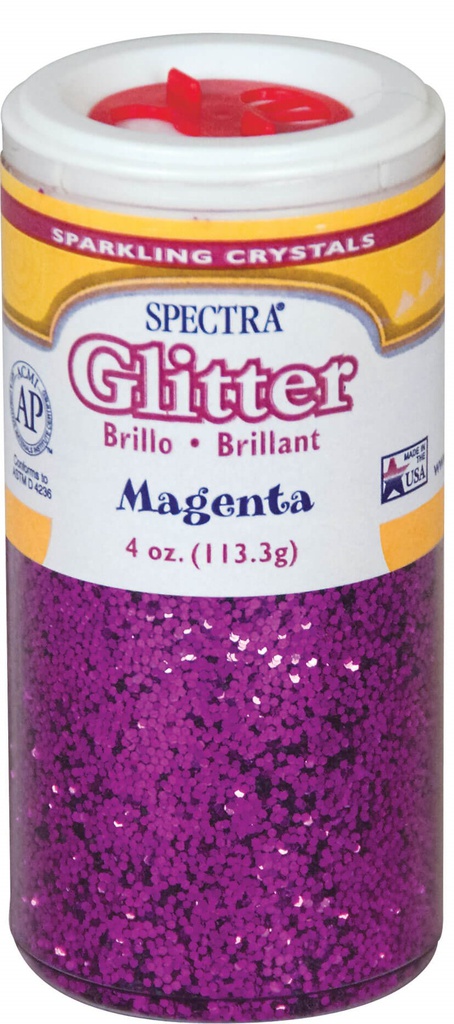 GLITTER 4OZ(113.3g) MAGENTA