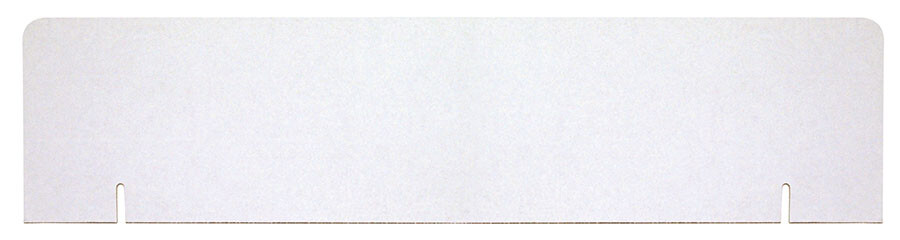 PRESENTATION BOARD HEADERS, WHITE, (36''X9.5'')(92cmx24cm)