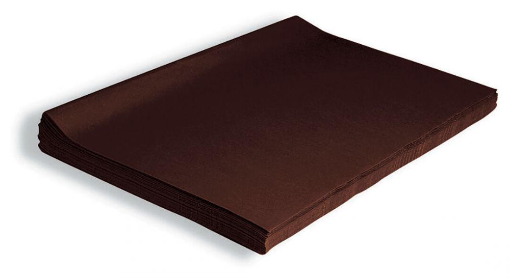 TISSUE KOLORFAST (20''X30'')(50.8cmx76.2cm) DARK BROWN (20 sheets)