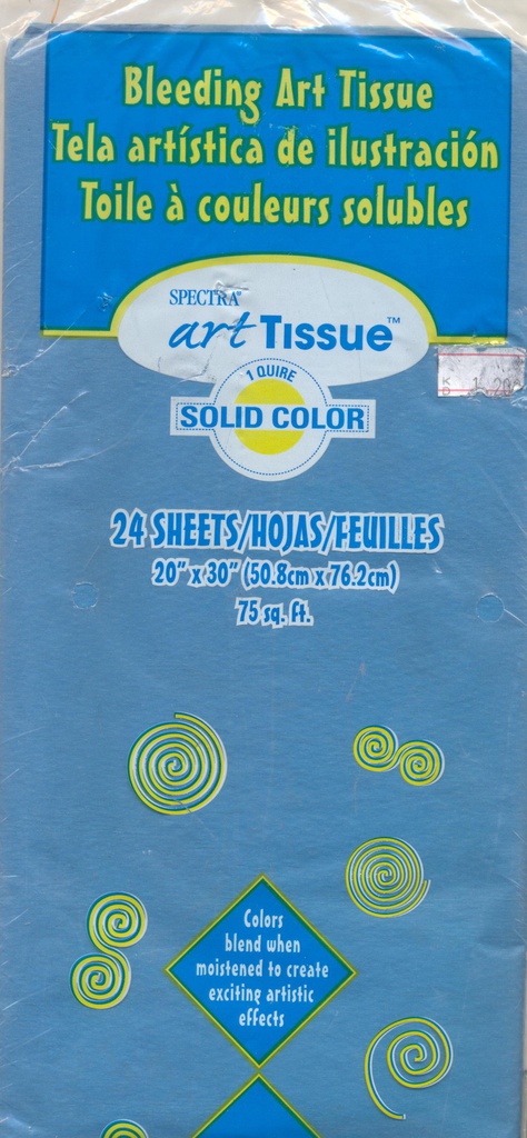 TISSUE SPECTRA (20''X30'')(50.8cmx76.2cm) FRENCH BLUE (24CT)