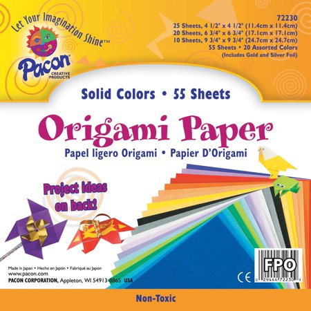 ORIGAMI LARGE  20 Asst (55 sheets)
