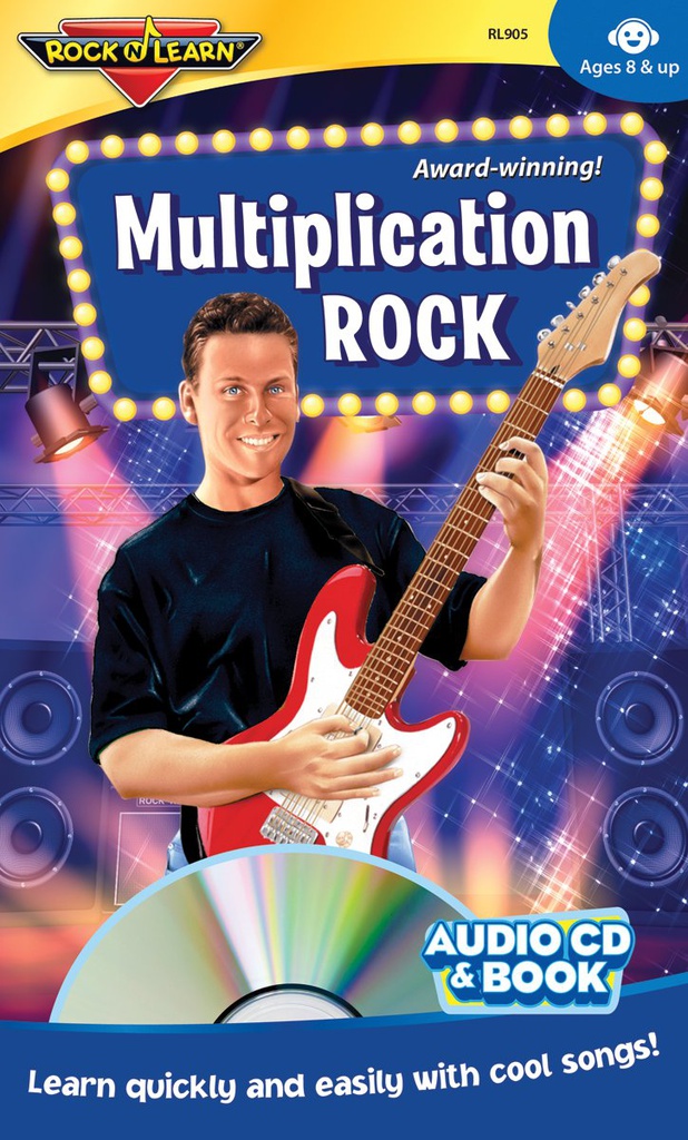 MULTIPLICATION ROCK CD &amp; ACTIVITY BOOK Age 8 +  (32 pg.)