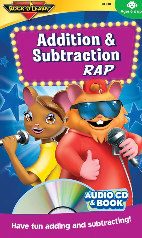Addition &amp; Subtraction Country Audio CD &amp; Activity Book Gr.1 &amp; up (32 pg book)