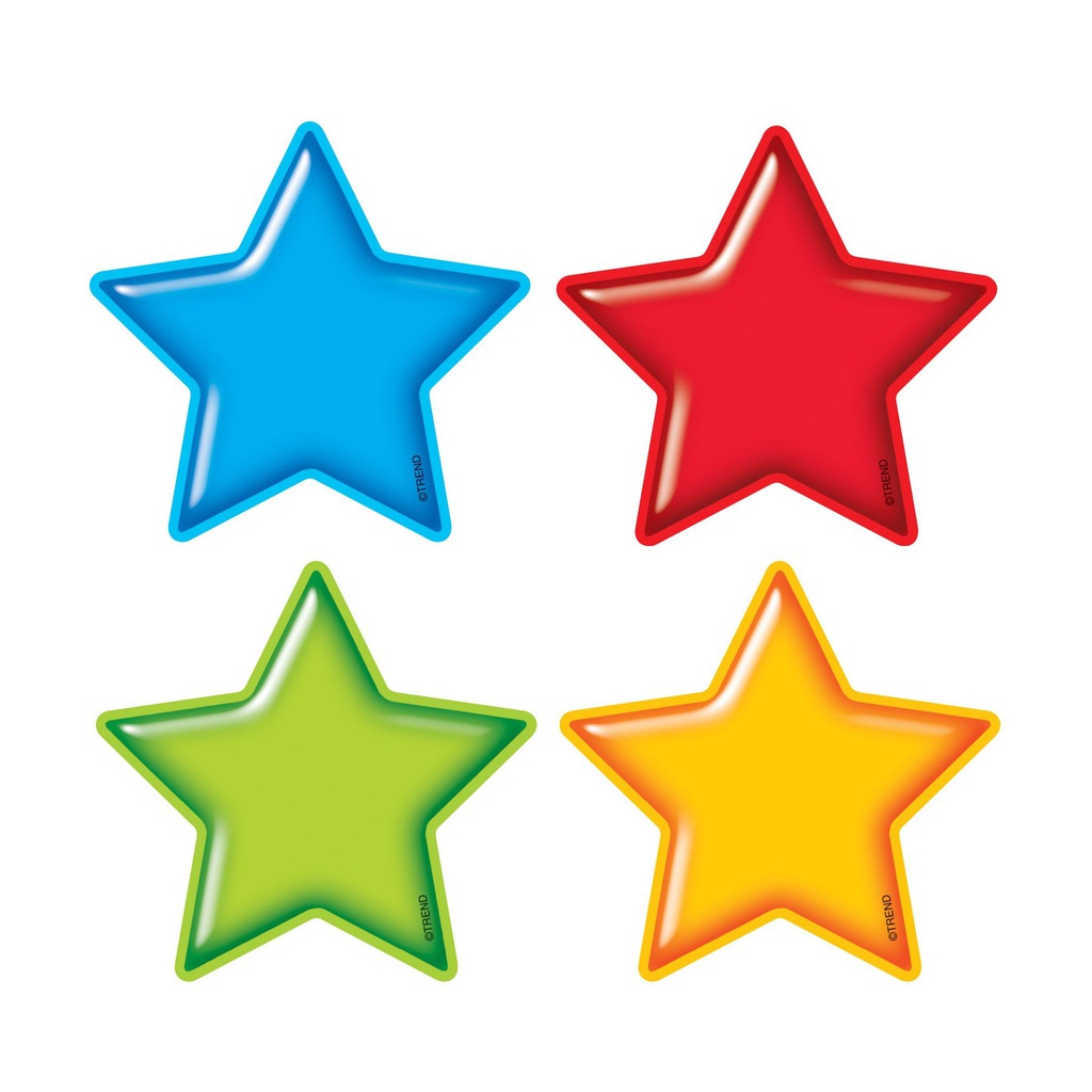 Gumdrop Stars  Mini Accents Variety pack (36 pcs) 3''(7.5cm)