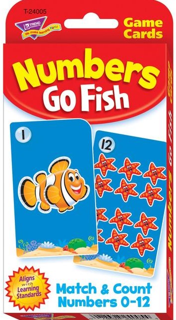 Numbers Go Fish Games (54cards)