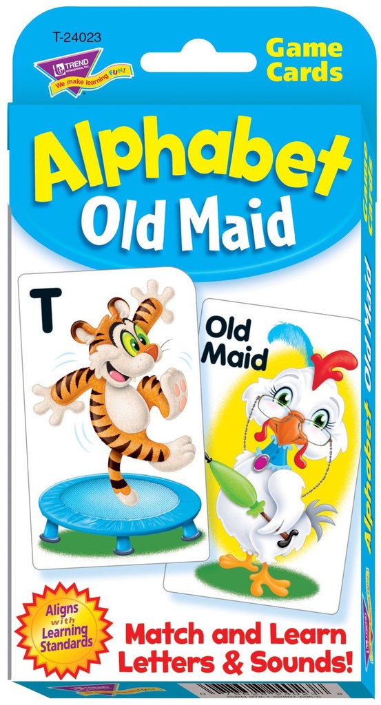 Alphabet Old Maid Games (53cards)(3 activity cards)