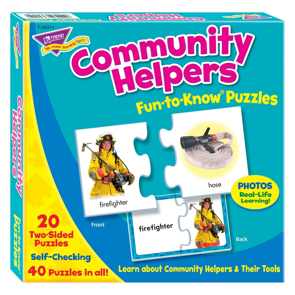 Community Helpers Puzzles (40pcs)