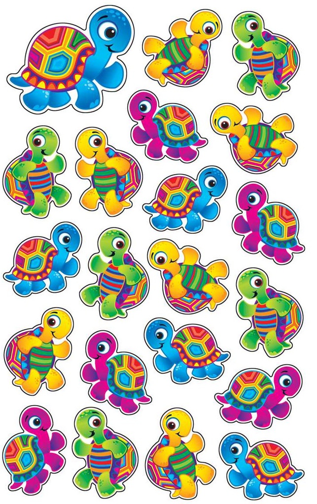 Terrific Turtles Stickers (8sheets)(168stickers)