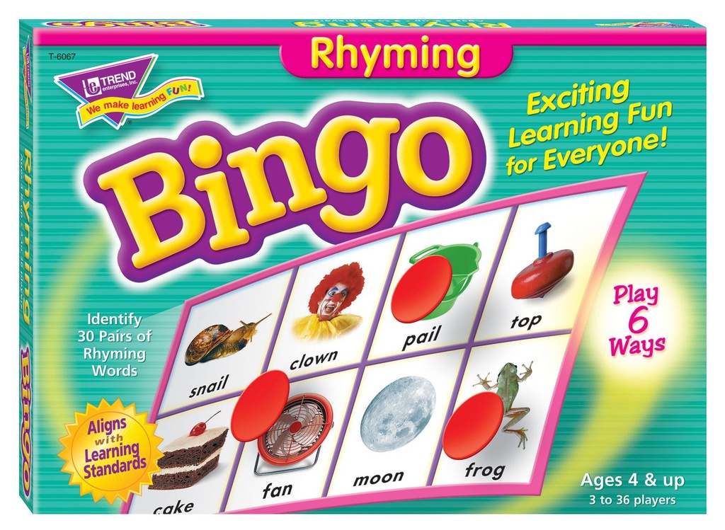 Rhyming Bingo (36cards)