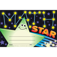 Math Star Recognition Awards (13.9cm x 21.5cm)    (30 pcs)