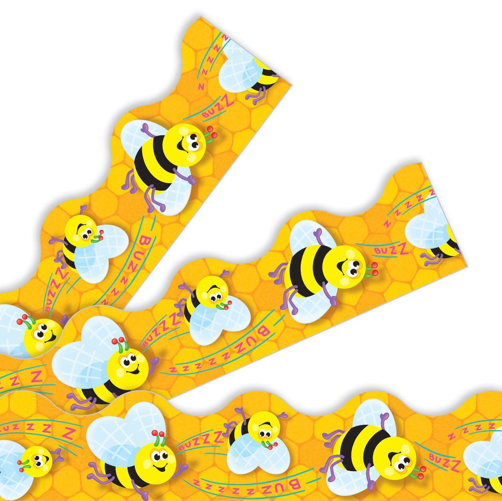 Busy Bees Borders ( 2.25&quot; x 39&quot;)   (5.7cm x 99cm)   (12 strips)