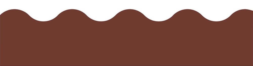 Chocolate Borders ( 2.25&quot;x 39&quot;) (5.7cm x 99cm)  (12 strips)