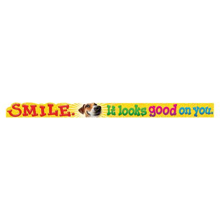 SMILE. It looks good on you. Banner