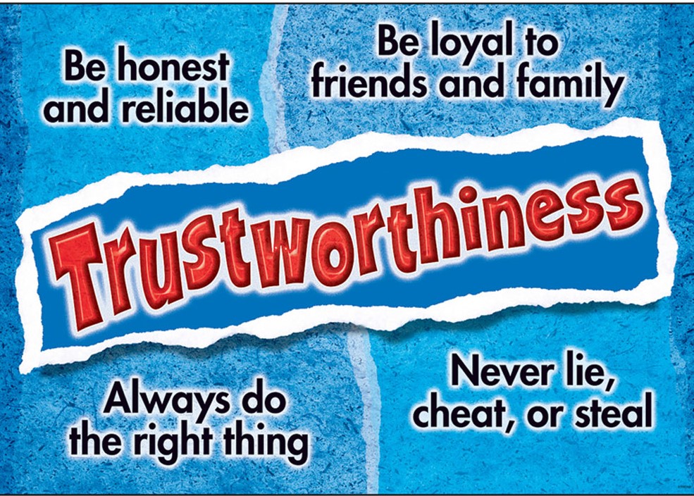 Trustworthiness Poster 13.3''x19''(33.7cmx48.2cm)