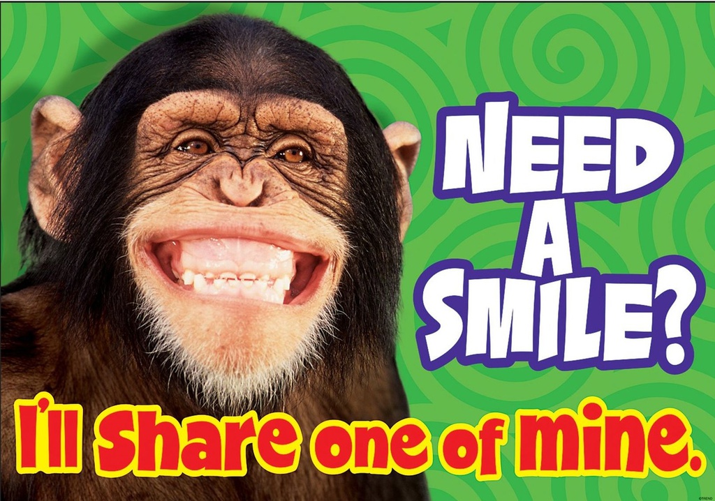 Need a smile? I'll share one of mine.Poster (48cm x 33.5cm)