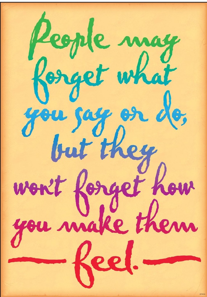 People may forget what you… Poster 13.3''x19''(33.7cmx48.2cm)