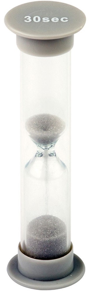Sand Timers - Small 30 Second ( 1” x 3.5”)(2.5cmx8.8cm)