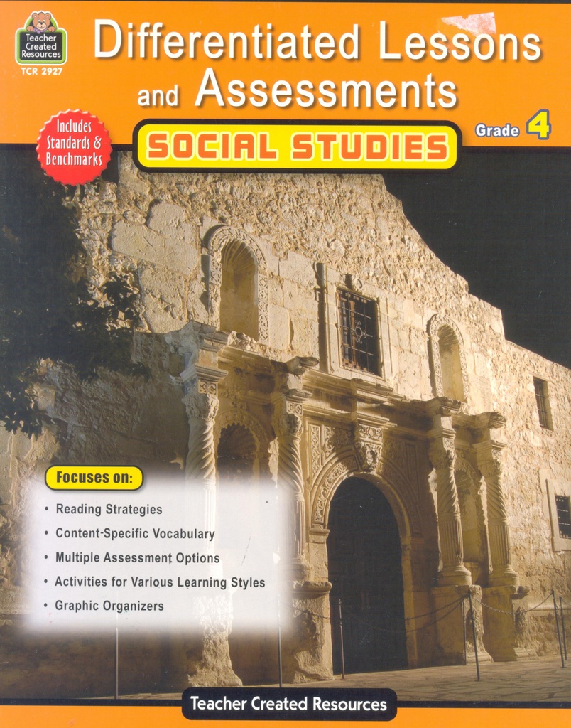 Differentiated Lessons and Assessments: Social Studies Gr 4