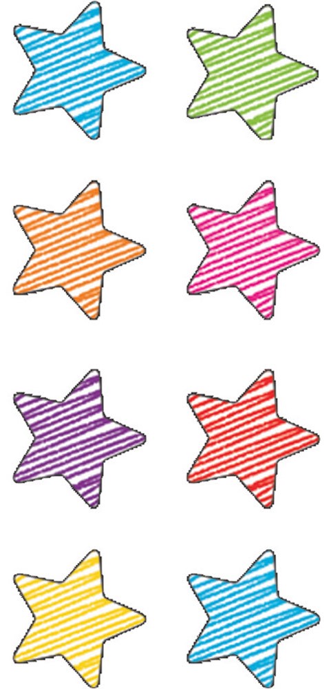 Scribble Stars Mini Stickers (378stickers)