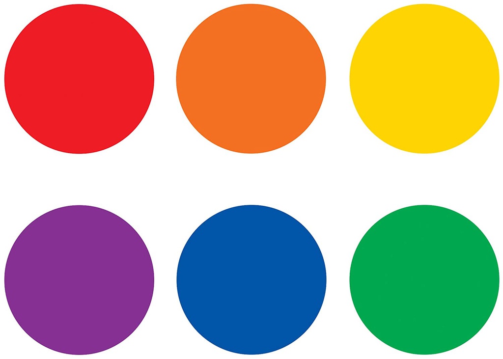 Spot On Colorful Circles Carpet Markers - 7
