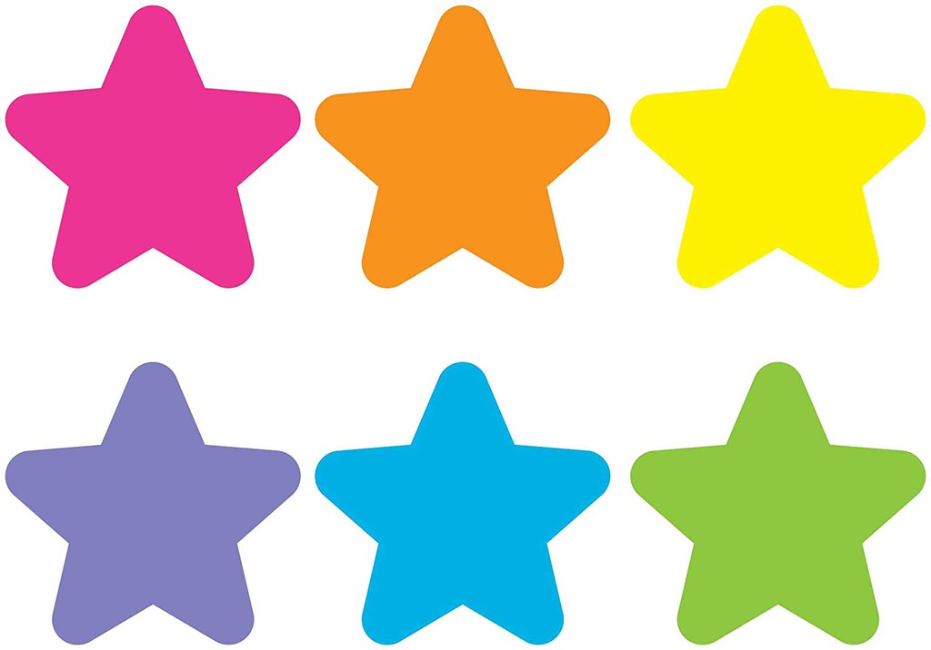 Spot On Bright Stars Carpet Markers - 7''(17.7cm)