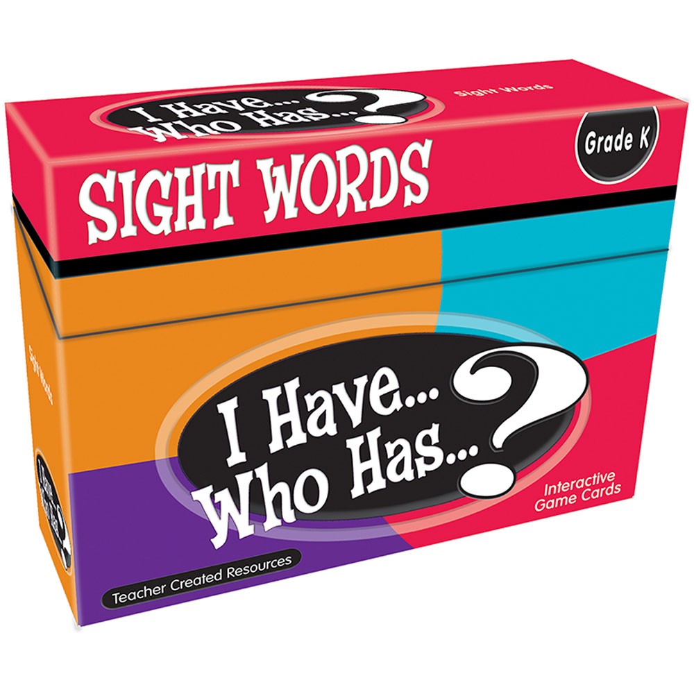 I Have... Who Has...? Sight Words Game (Gr. K) (37cards)