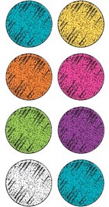 Colorful Chalk Mini Stickers (378 Stickers)
