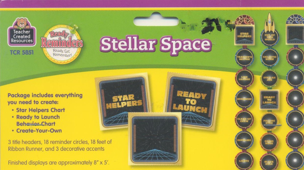 Stellar Space Ready Reminders